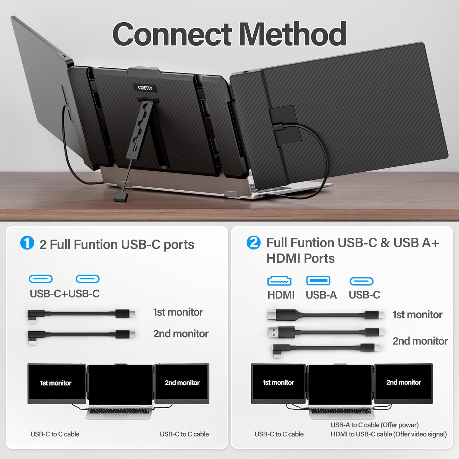 Detalle 2 de CIDETTY 14-inch portable monitor