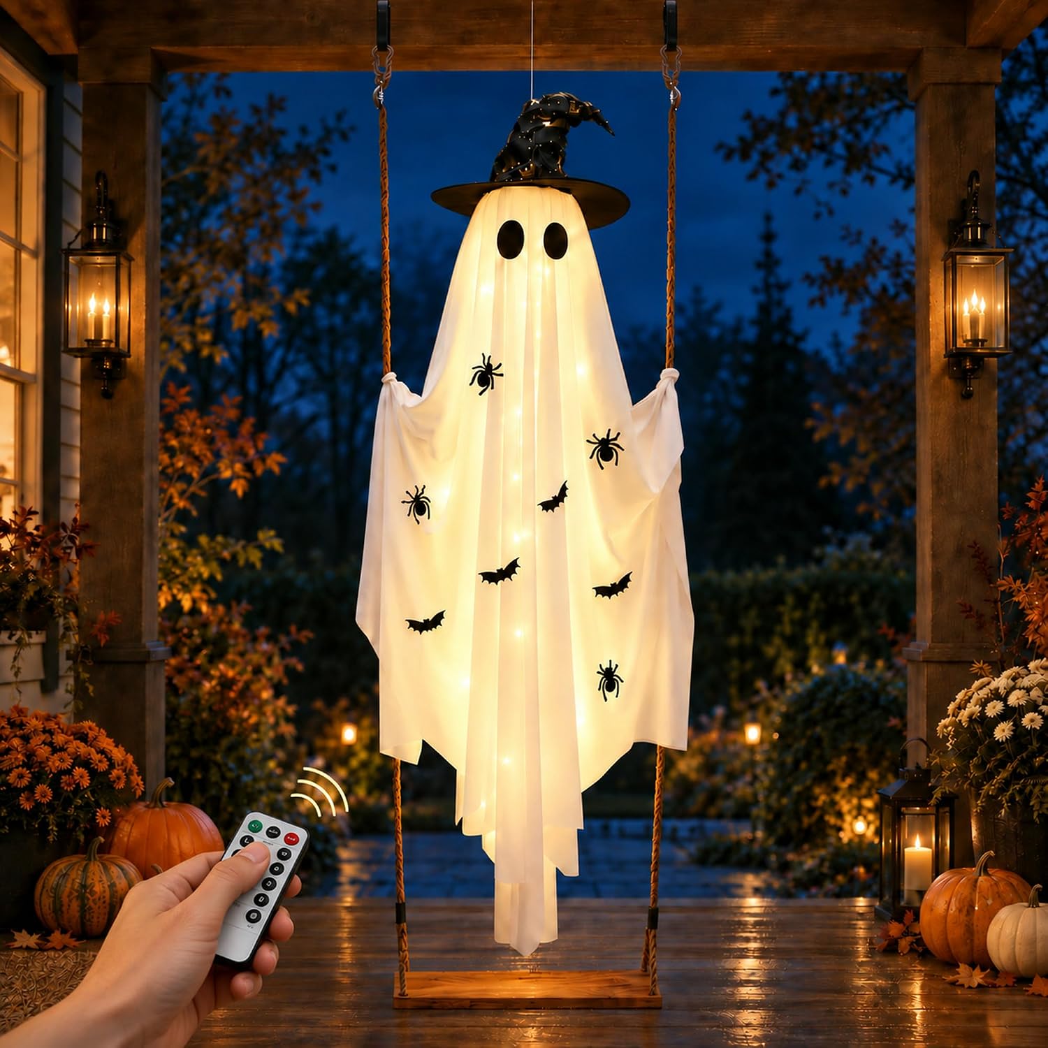 Detalle de Halloween Hanging Ghost Decoration, 5.9 ft