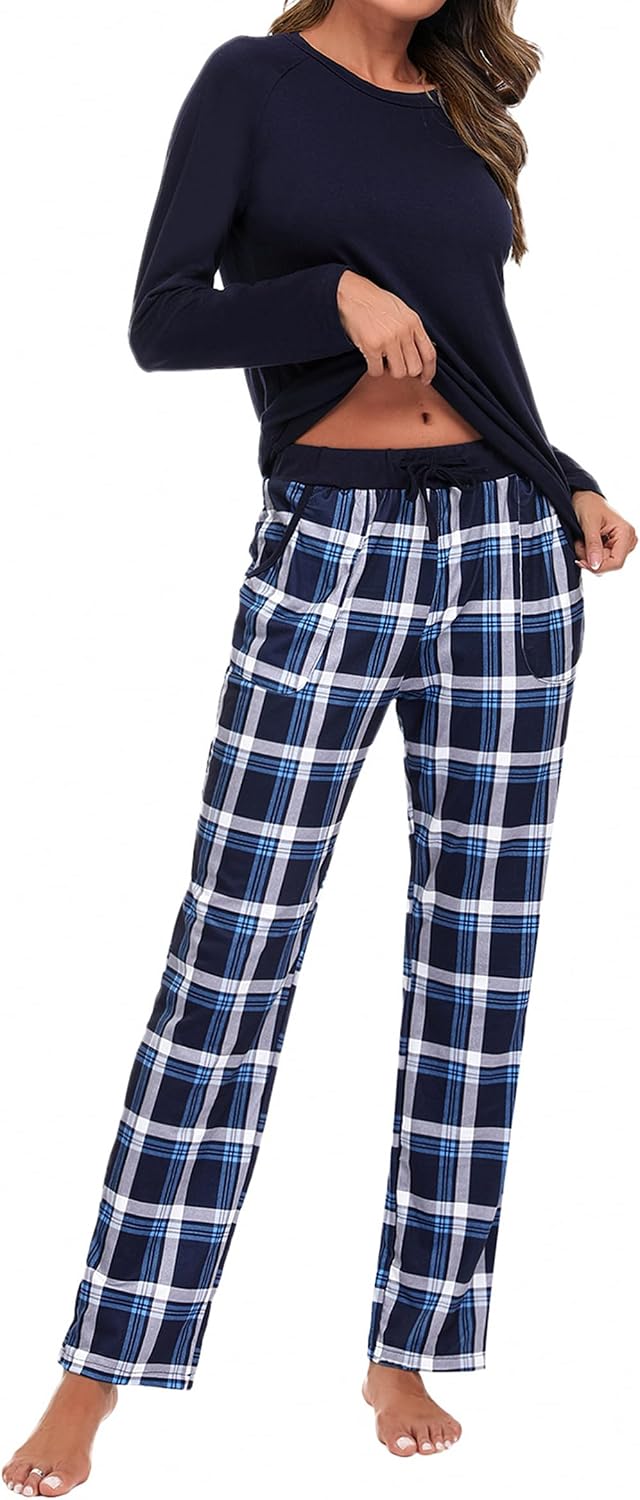 Detalle de Uniexcosm Schlafanzug Damen Baumwolle 95%