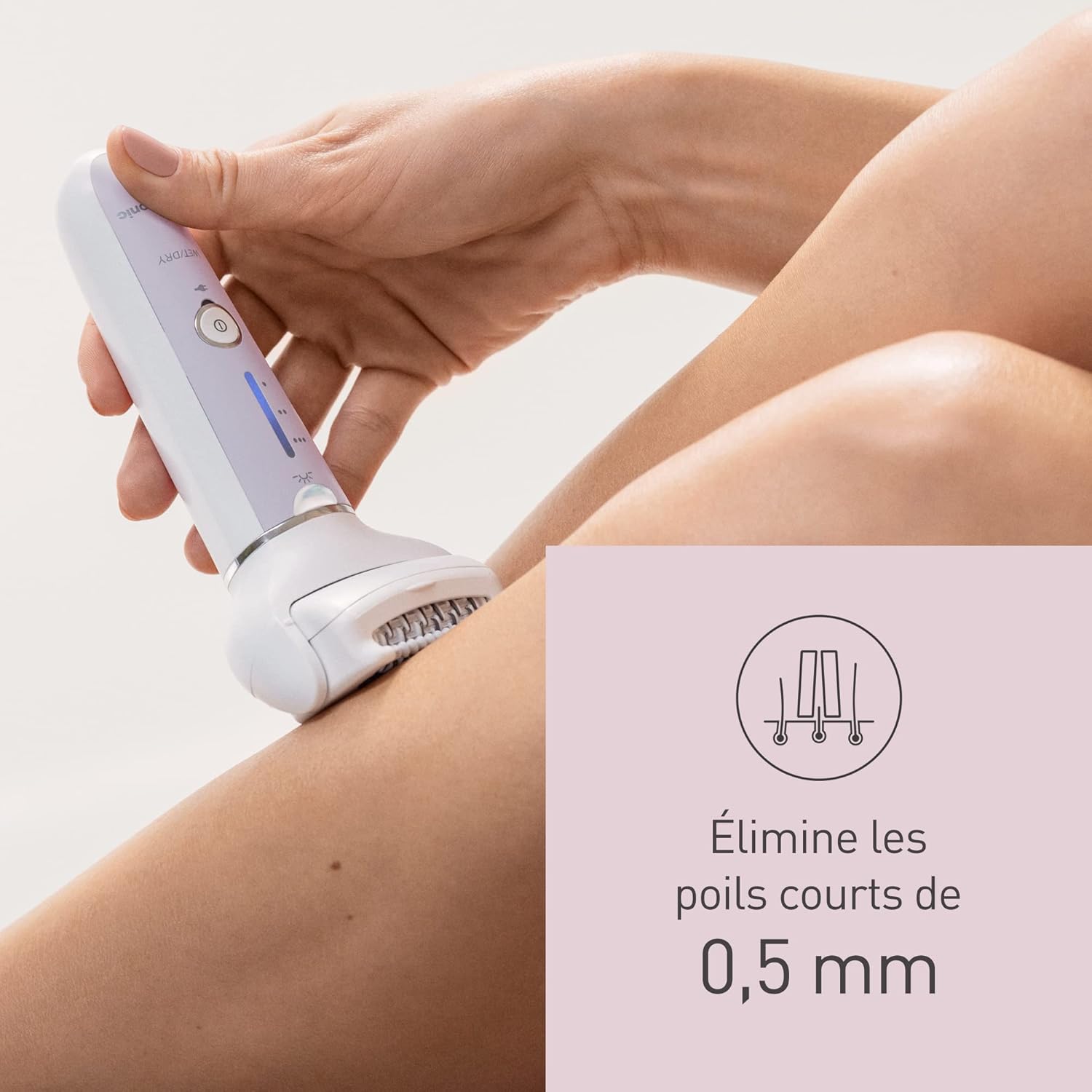 Thumbnail 2 de Panasonic ES-EY30-V503 épilateur Wet & Dry sans fil double disque (60 pinces) violet