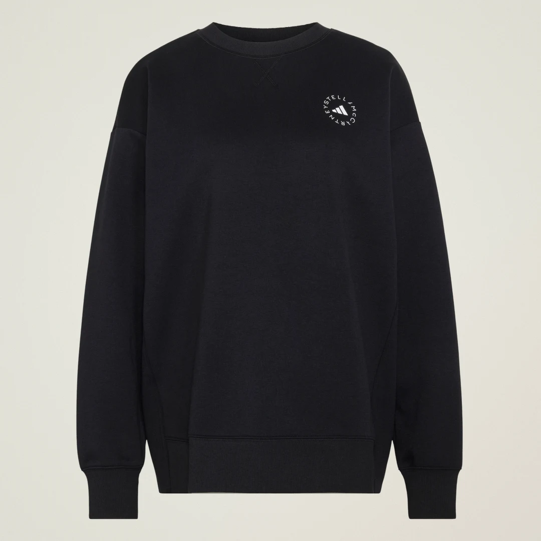 Thumbnail 3 de Sudadera holgada adidas by Stella McCartney – Negro