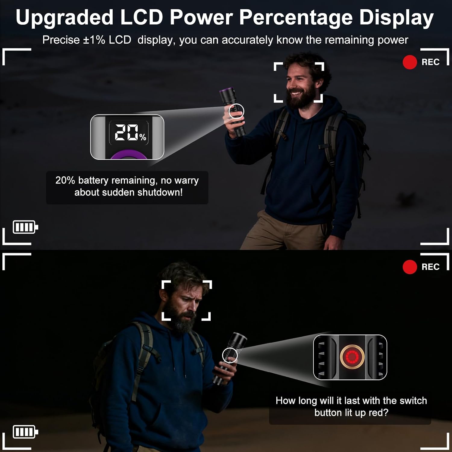 Thumbnail 5 de Shadowhawk 365nm UV Torch 30W rechargeable ๐ฆ