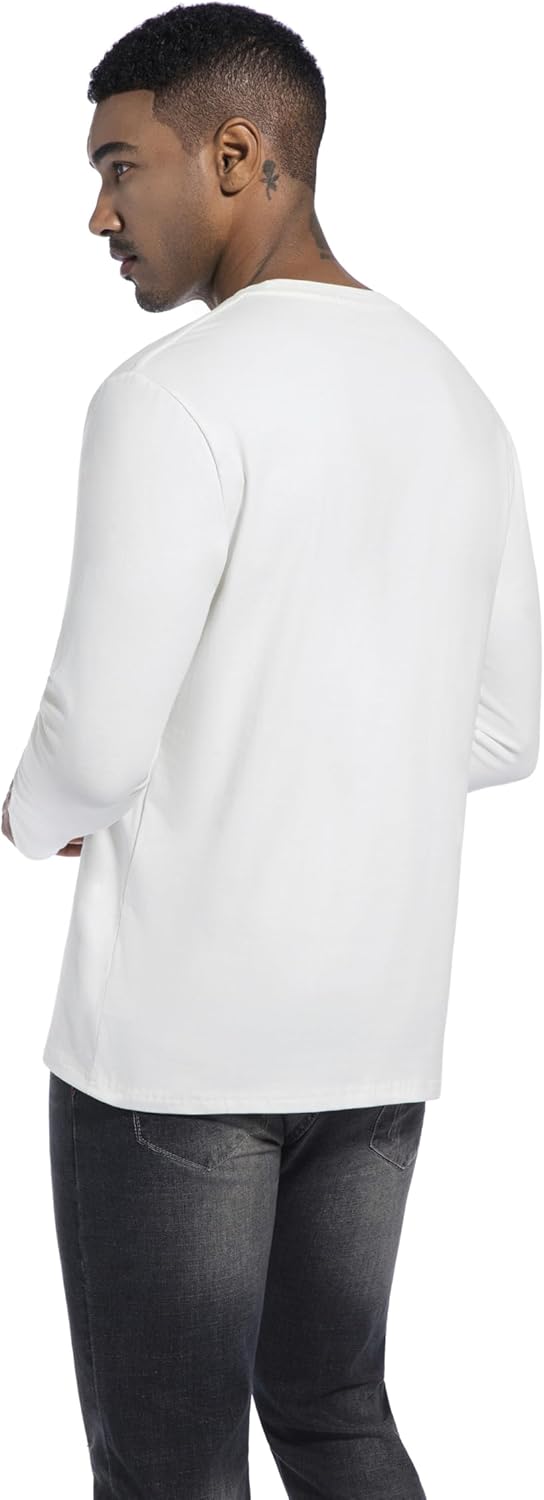 Thumbnail 3 de VEIISAR Herren Baumwoll-T-Shirt (190 g/m²) – Mitteldick, Rundhals, elastisch, bequem