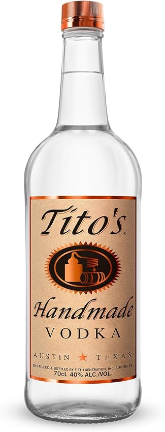 Detalle de Tito’s Handmade Vodka Artesanal 🍸 Sin Gluten 700ml