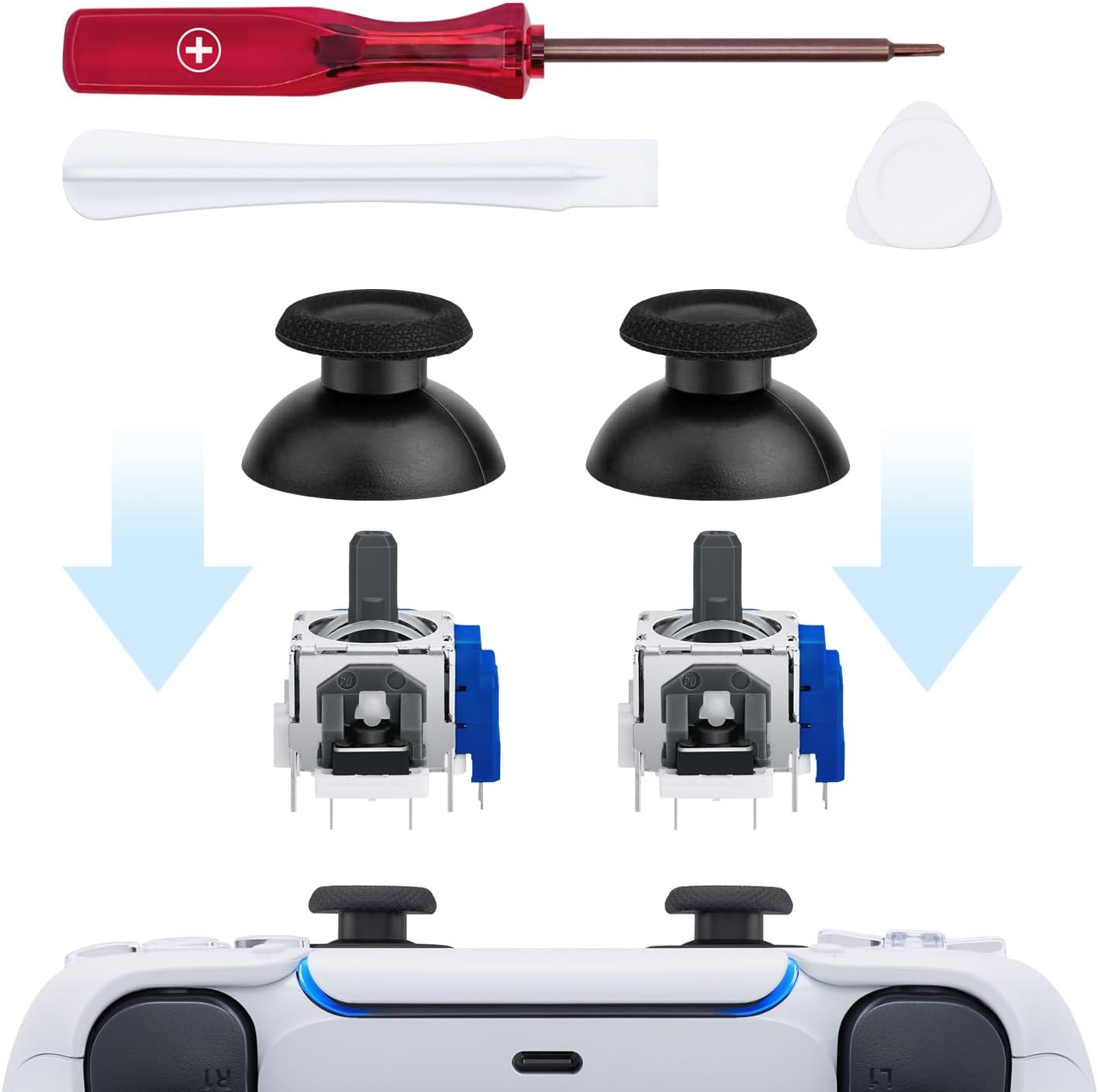 Detalle de Tolesum Kit Réparation joysticks 2 PS5