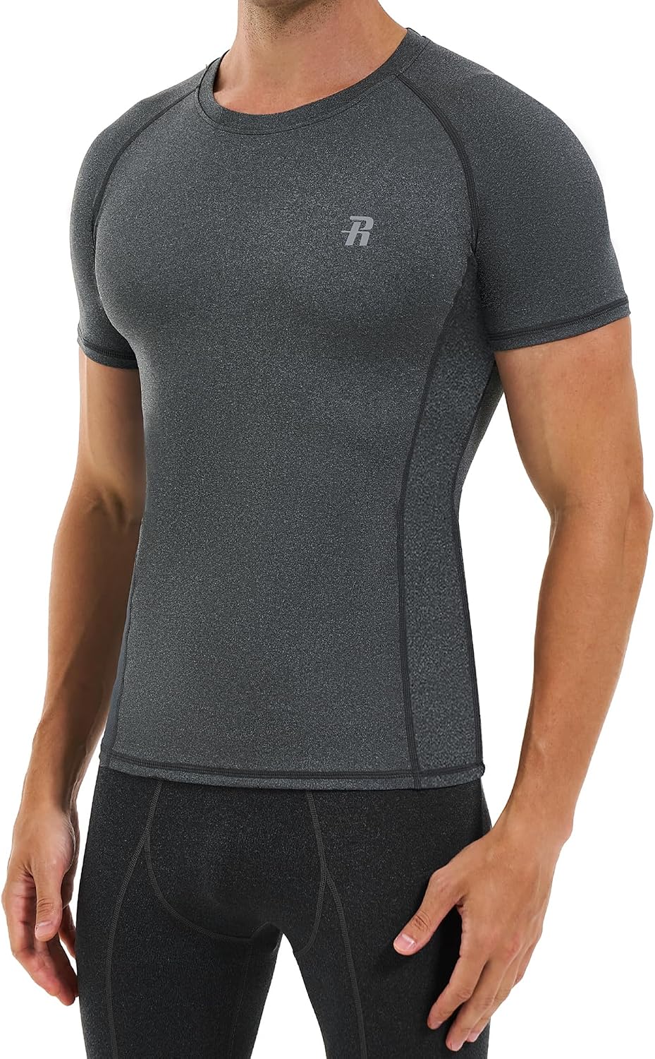 Detalle 2 de Runhit Kompressionsshirt Herren 3er Pack