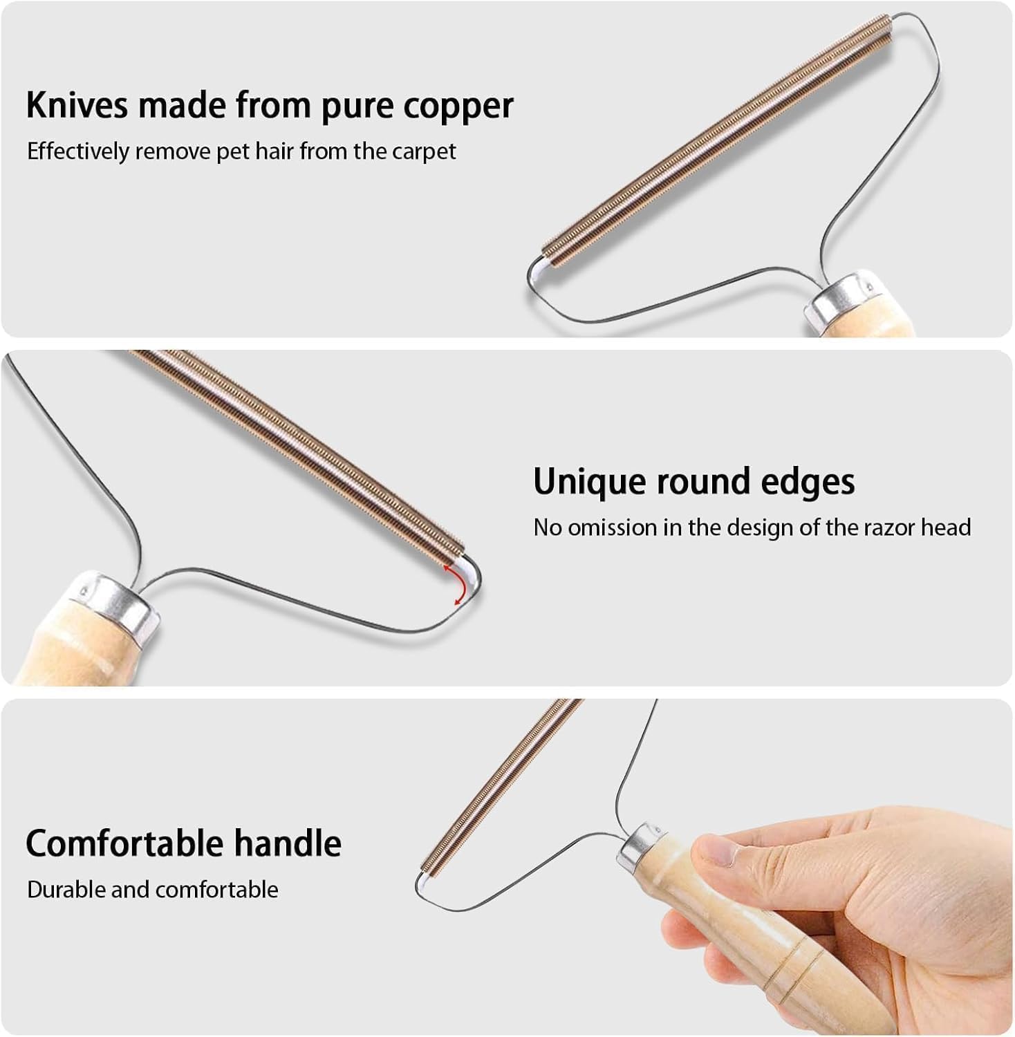 Thumbnail 1 de Pet Hair Remover 5-Piece Set: Portable Lint Shaver for Furniture, Clothing and More