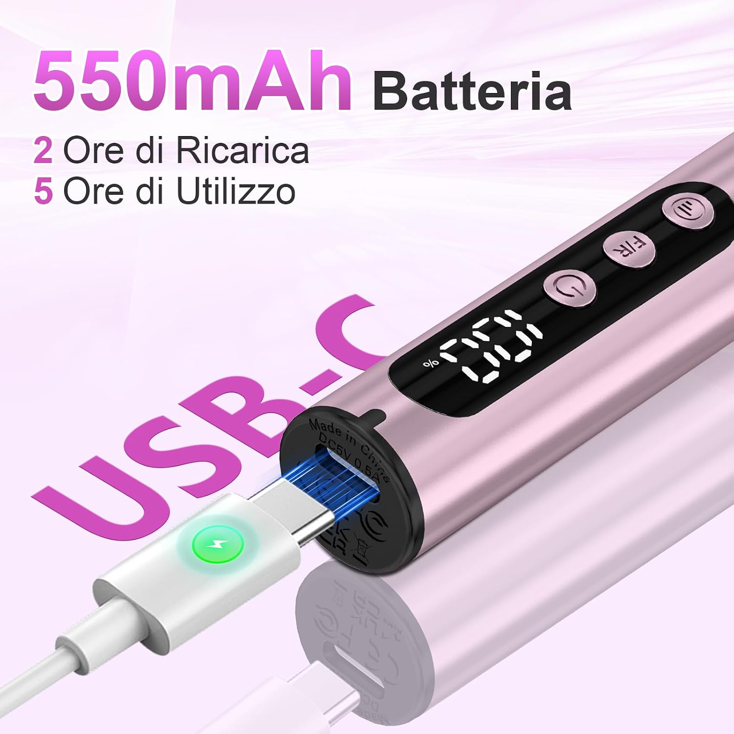 Thumbnail 4 de POFIBO Fresa per unghie 12 in 1 a 35.000 RPM