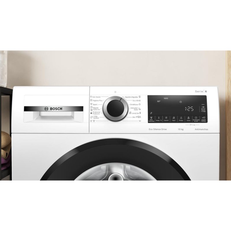 Detalle 2 de Bosch Serie 6 WGG256Z1ES: Lavadora 10 kg con EcoSilence Drive y vapor