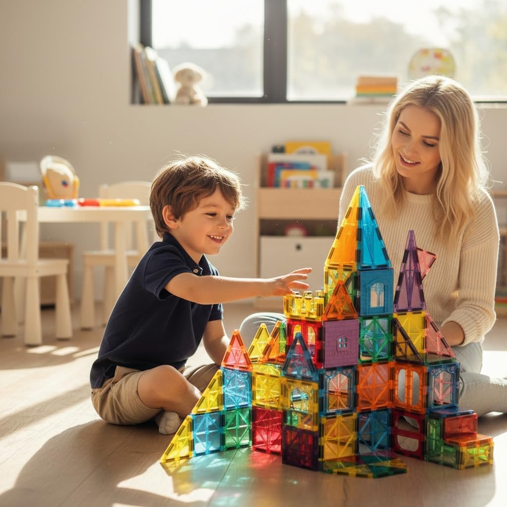 Thumbnail 6 de Anbalulu Magnetic Tiles 100-piece 🧩