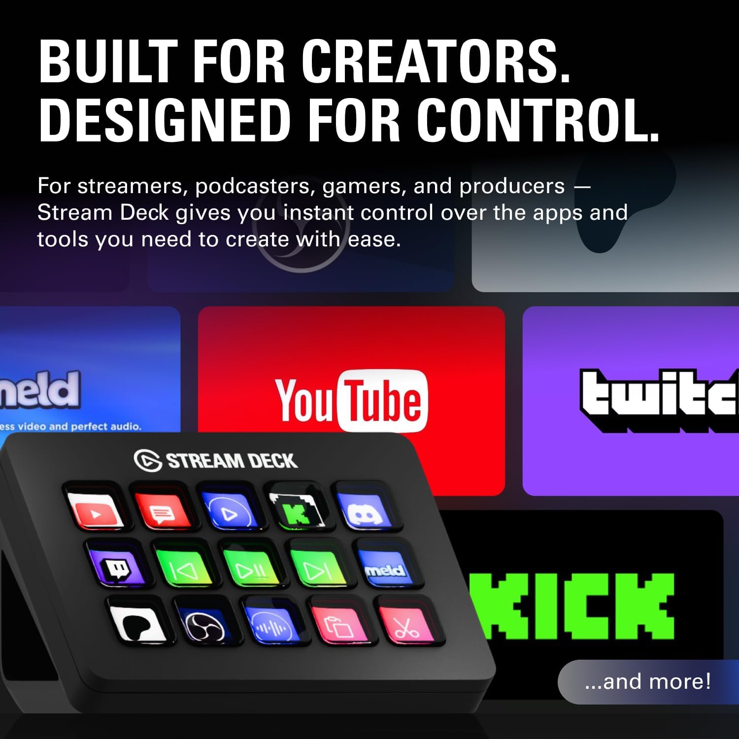 Thumbnail 1 de Elgato Stream Deck MK.2 Studio Controller with 15 Macro Keys