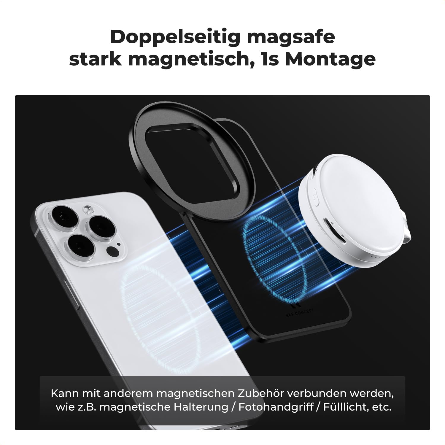 Thumbnail 3 de K&F CONCEPT Magnetischer Filterrahmen für iPhone (6,1 Zoll) – Montageadapter für Objektivfilter 67 mm