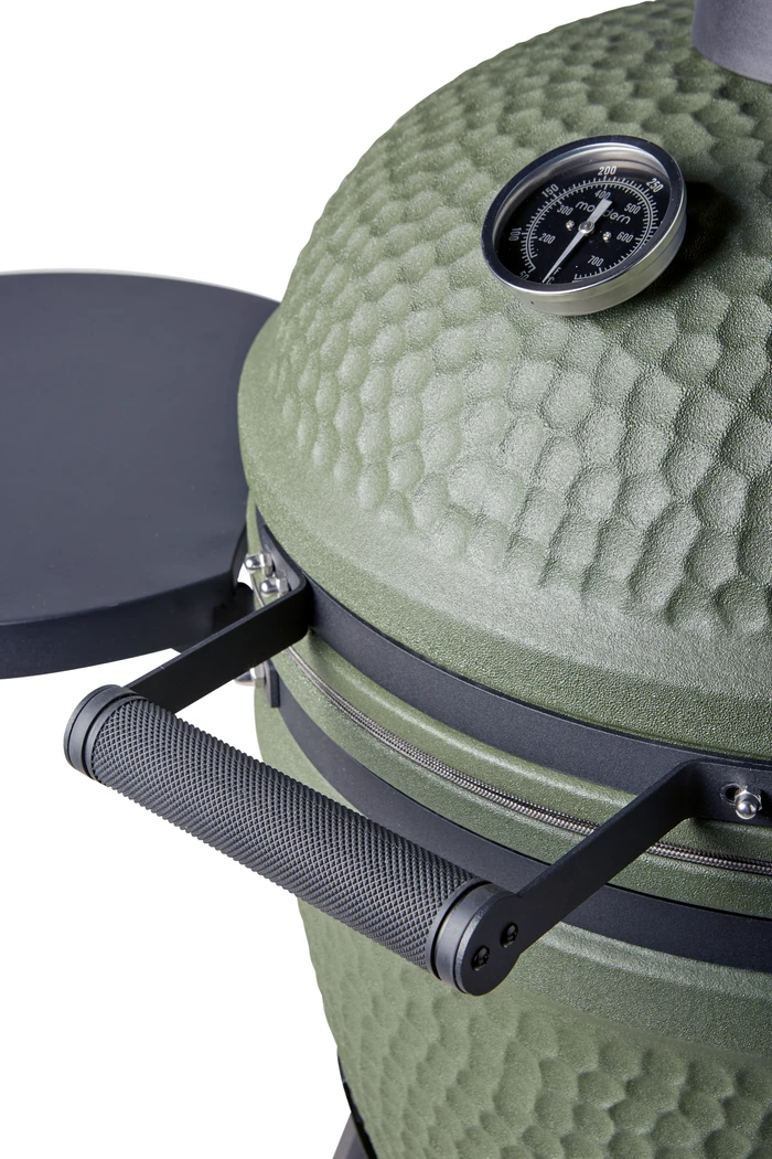 Thumbnail 6 de Moddern Green Complete – keramischer Kamado-Grill mit verstellbarem Rost und stabilem Untergestell