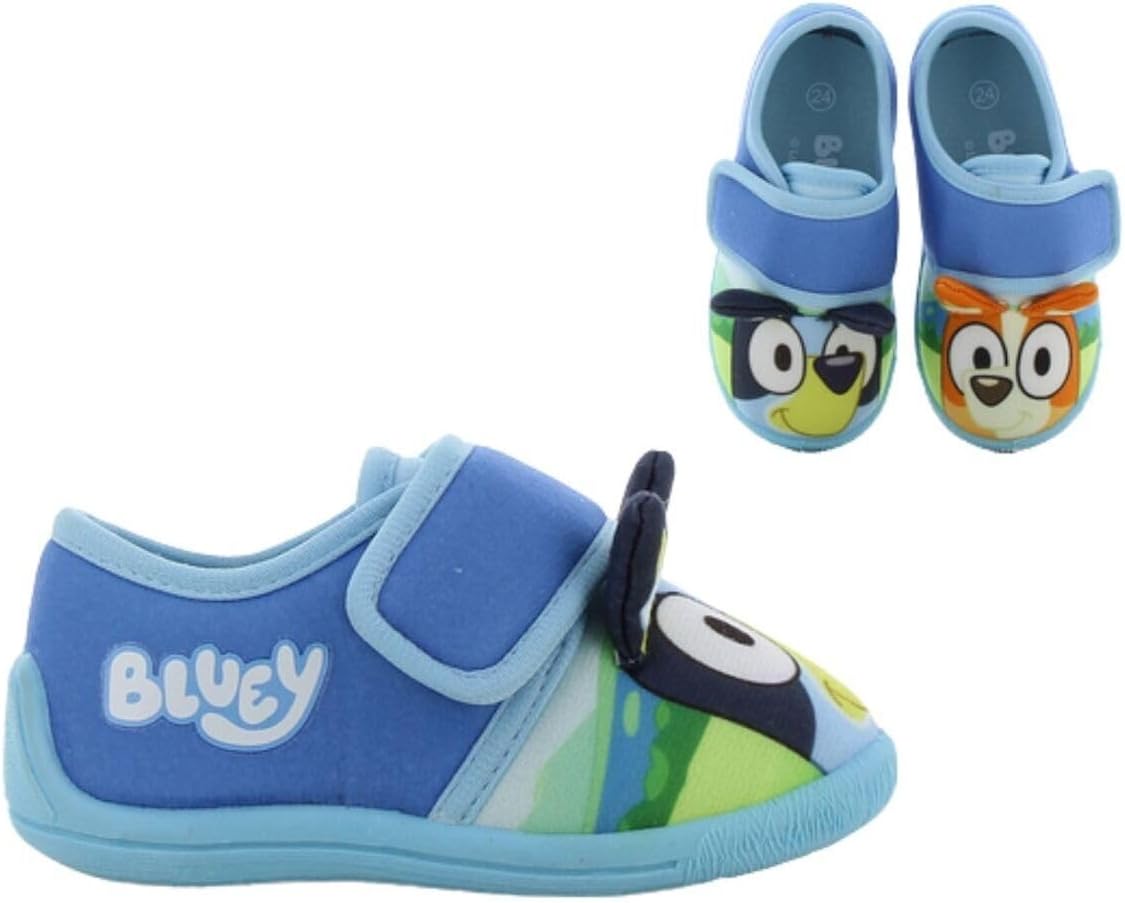 Detalle de Leomil Parent_BL_Houseshoes_Boy_noLED_All Bluey-pantoffels voor jongens