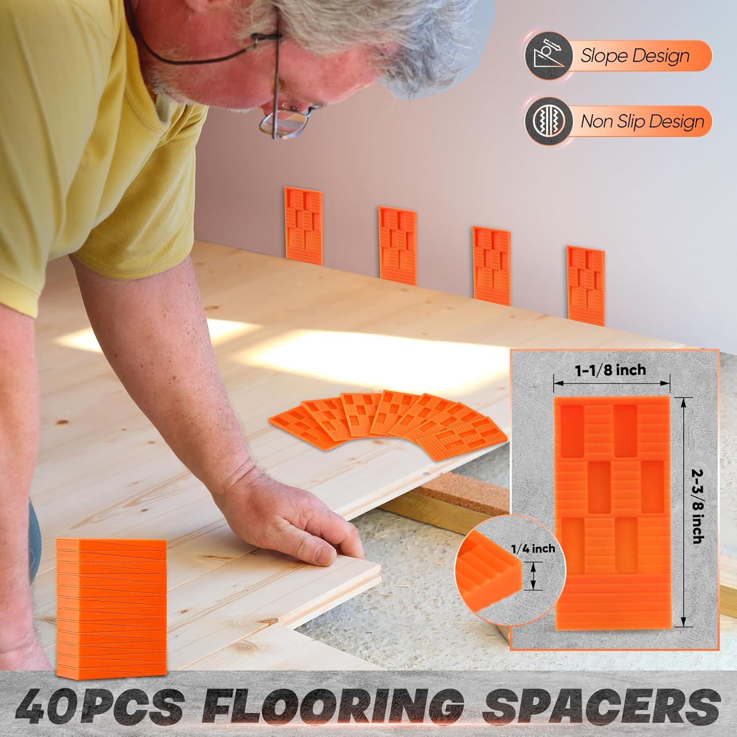 Thumbnail 6 de Saker 65-piece wood flooring kit