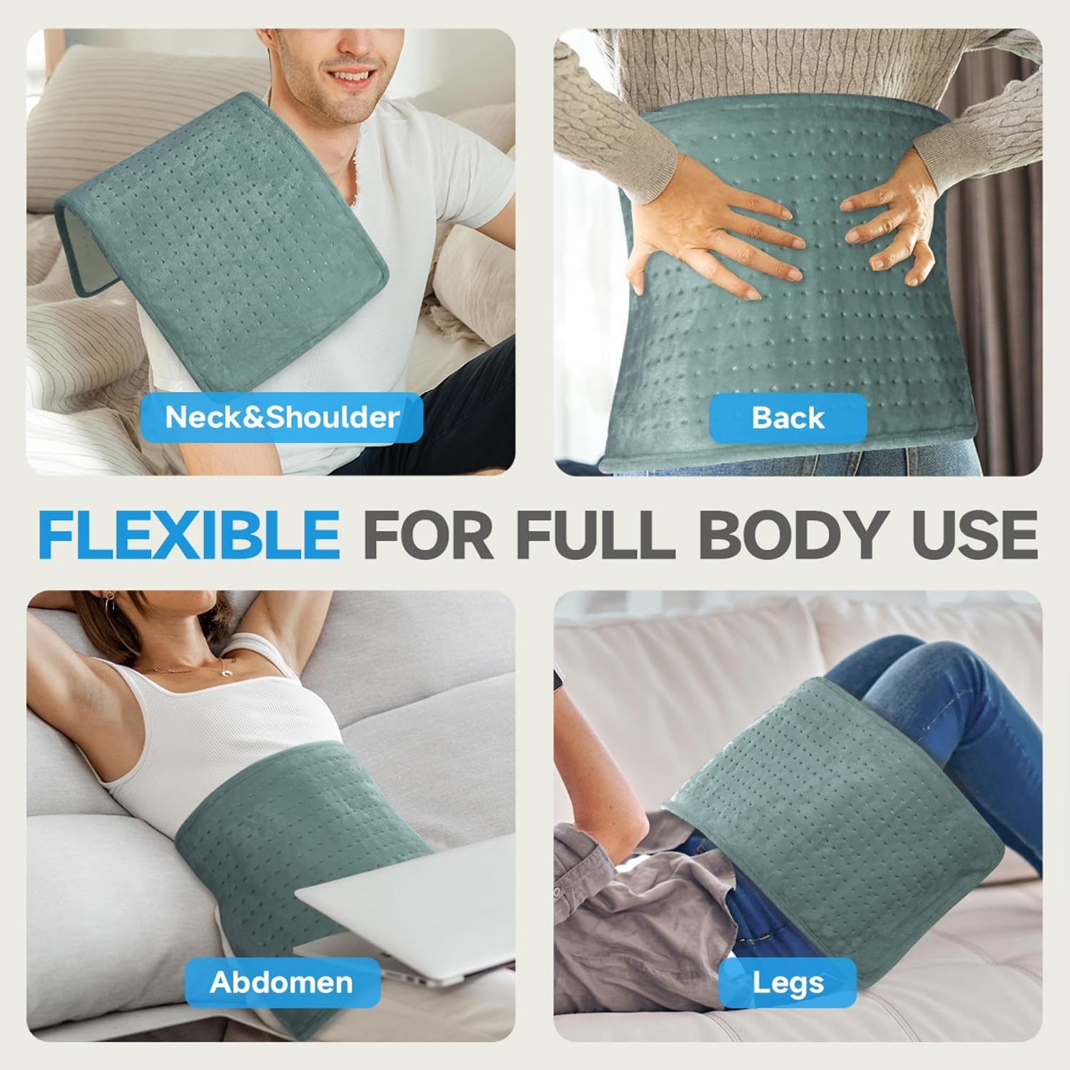 Detalle 2 de GOTCOZY HP-B-6030 Heating Pad, 12 x 24 in, 5 Heat Settings
