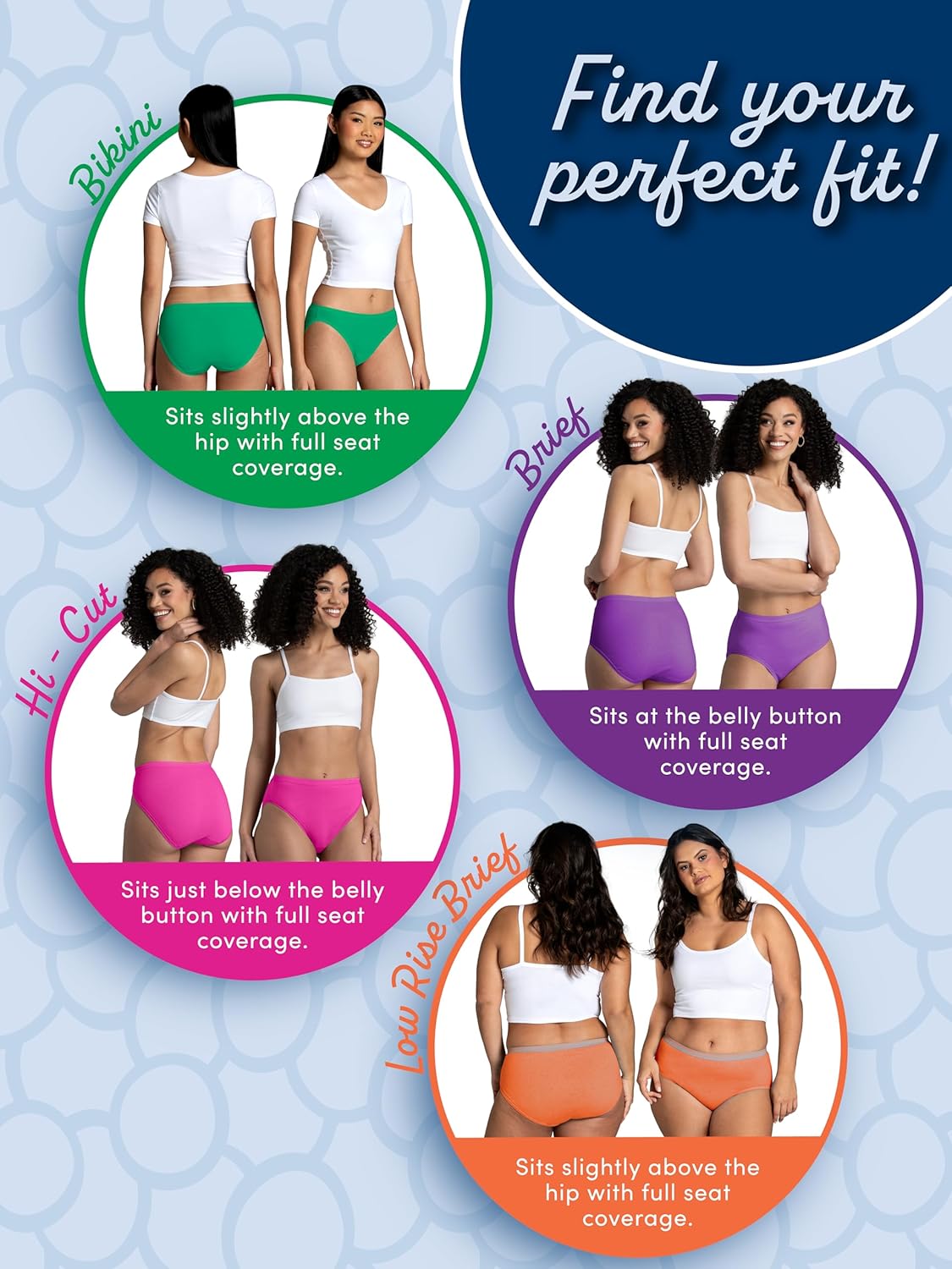 Thumbnail 6 de Fruit of the Loom Women’s Eversoft Cotton Underwear Multipack (12-Pack) — Tag-Free & Breathable