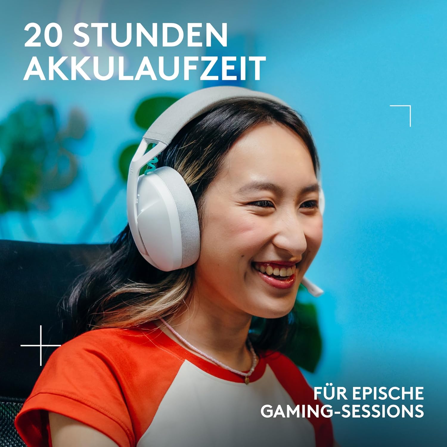 Thumbnail 6 de Logitech G G321 Lightspeed kabelloses Gaming-Headset (Bluetooth) mit 16-kHz-Mikrofon – Weiß