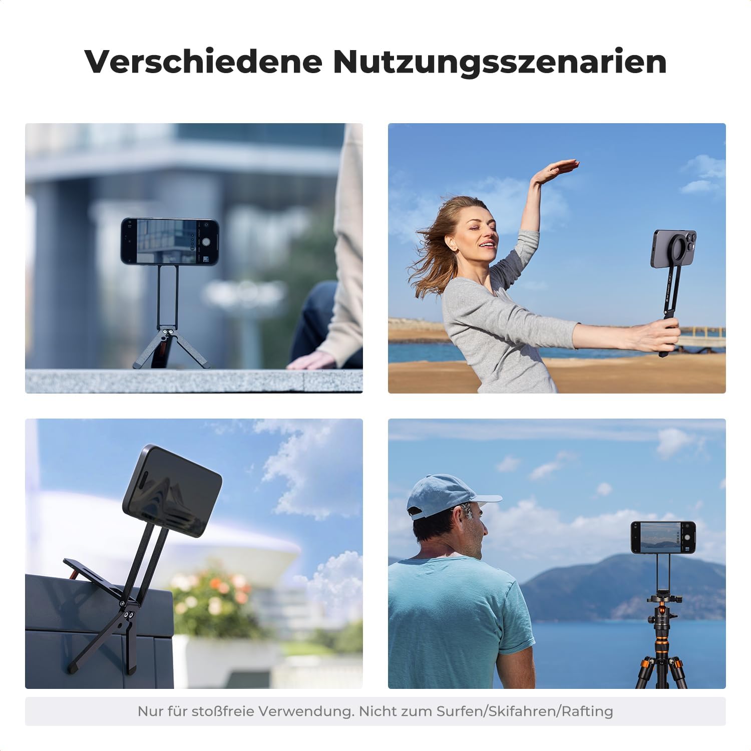 Thumbnail 6 de K&F Concept MS-47 magnetisches Handy Stativ