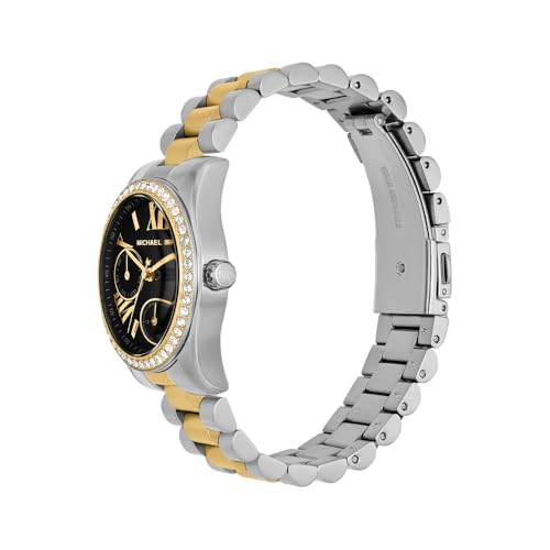 Detalle de Michael Kors Lexington, montre femme à chronographe quartz et bracelet en acier inoxydable
