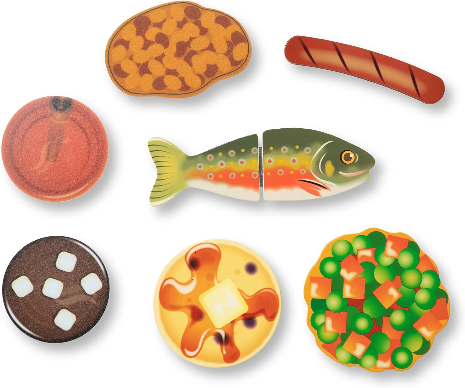Detalle 2 de Melissa & Doug Let’s Explore – Set da Gioco Cucinare all’Aperto in Legno (27 pezzi), per bambini 3+ anni