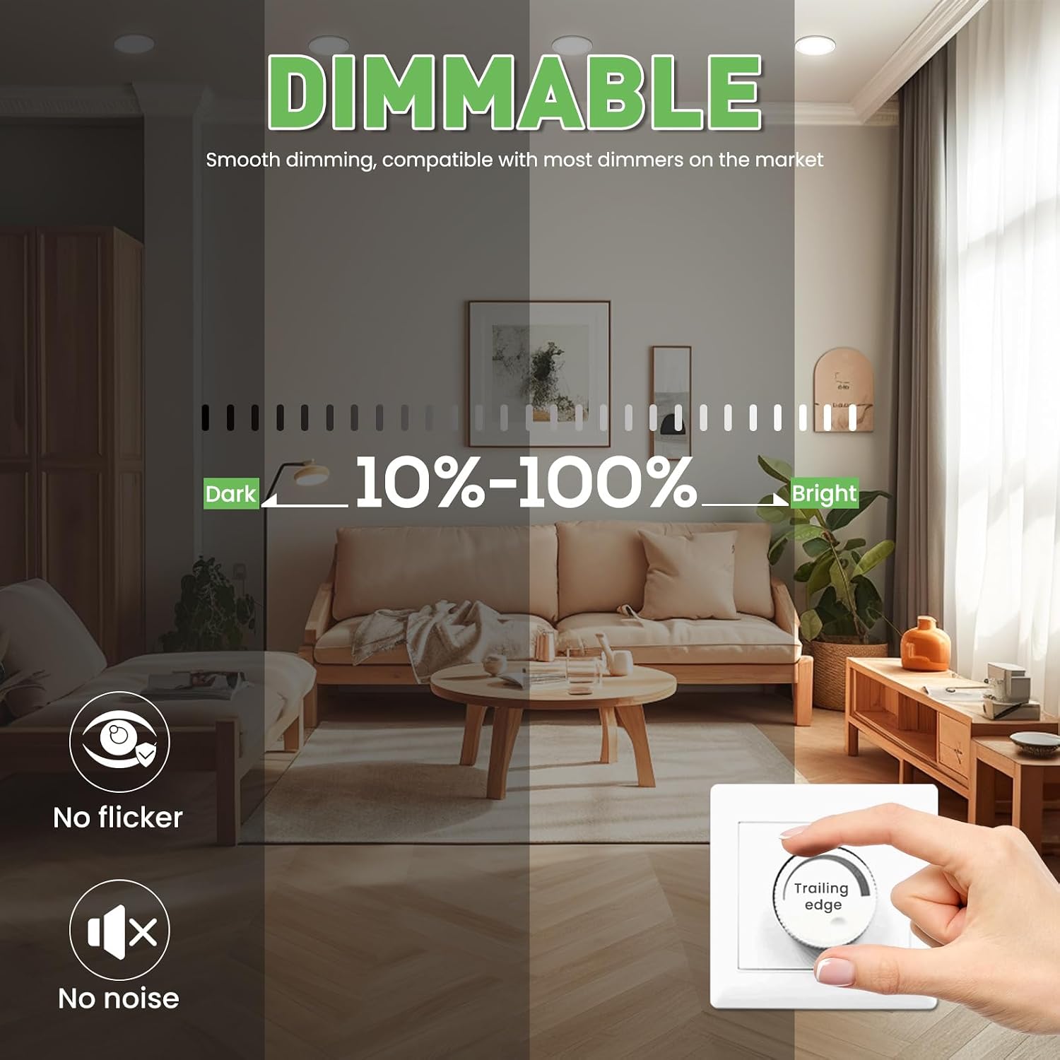 Thumbnail 4 de ALUSSO LED Einbaustrahler 10er Set 68 mm