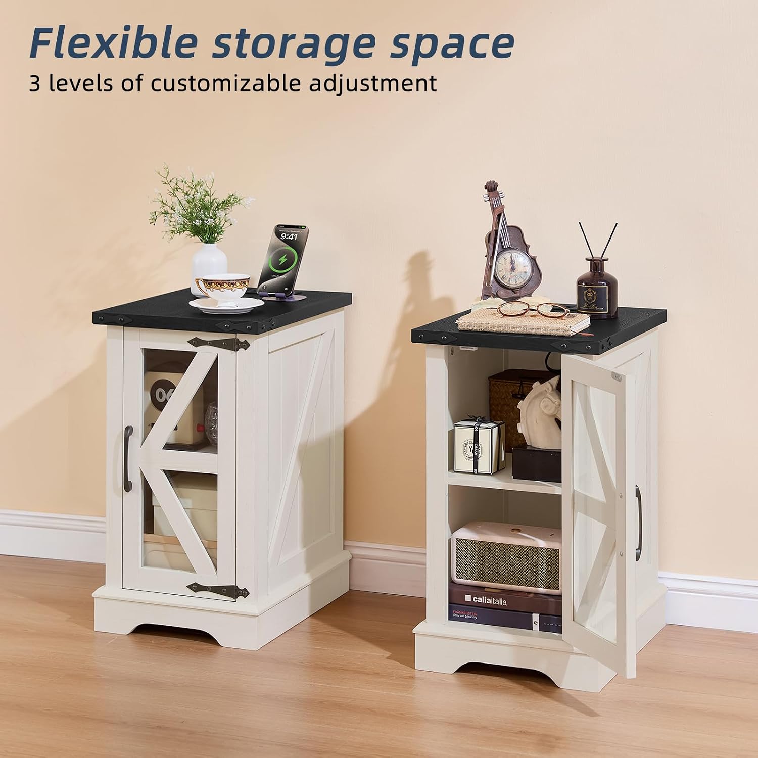 Detalle 2 de Joaxswe Nightstand, 24 Inches High