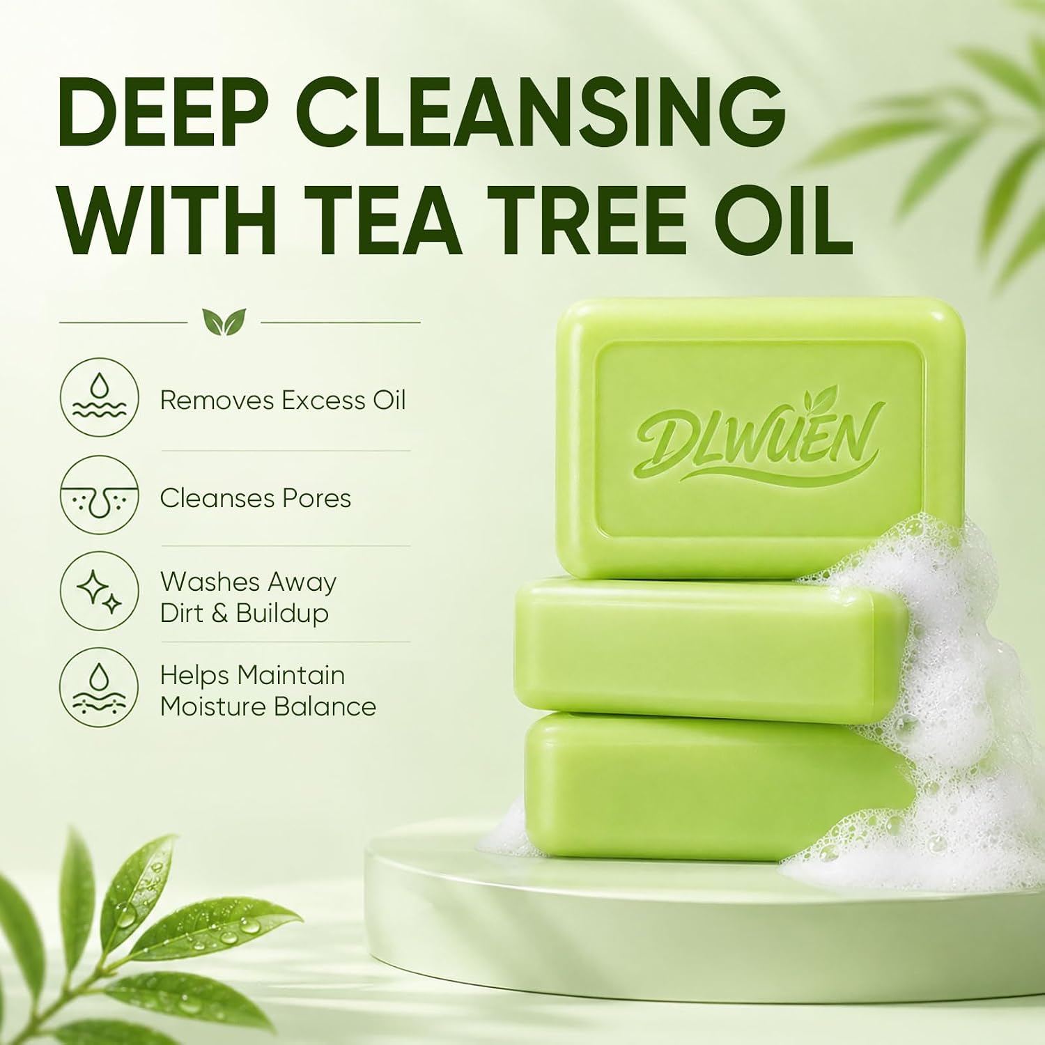 Thumbnail 1 de Tea Tree Soap Bar 3-Pack