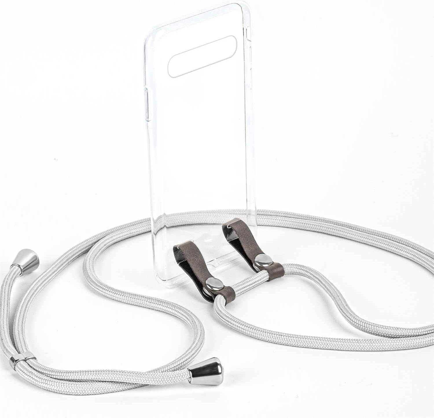 Thumbnail 5 de moex Collana per Cellulare per Samsung Galaxy S10 – Custodia con Cinturino Regolabile in Argento
