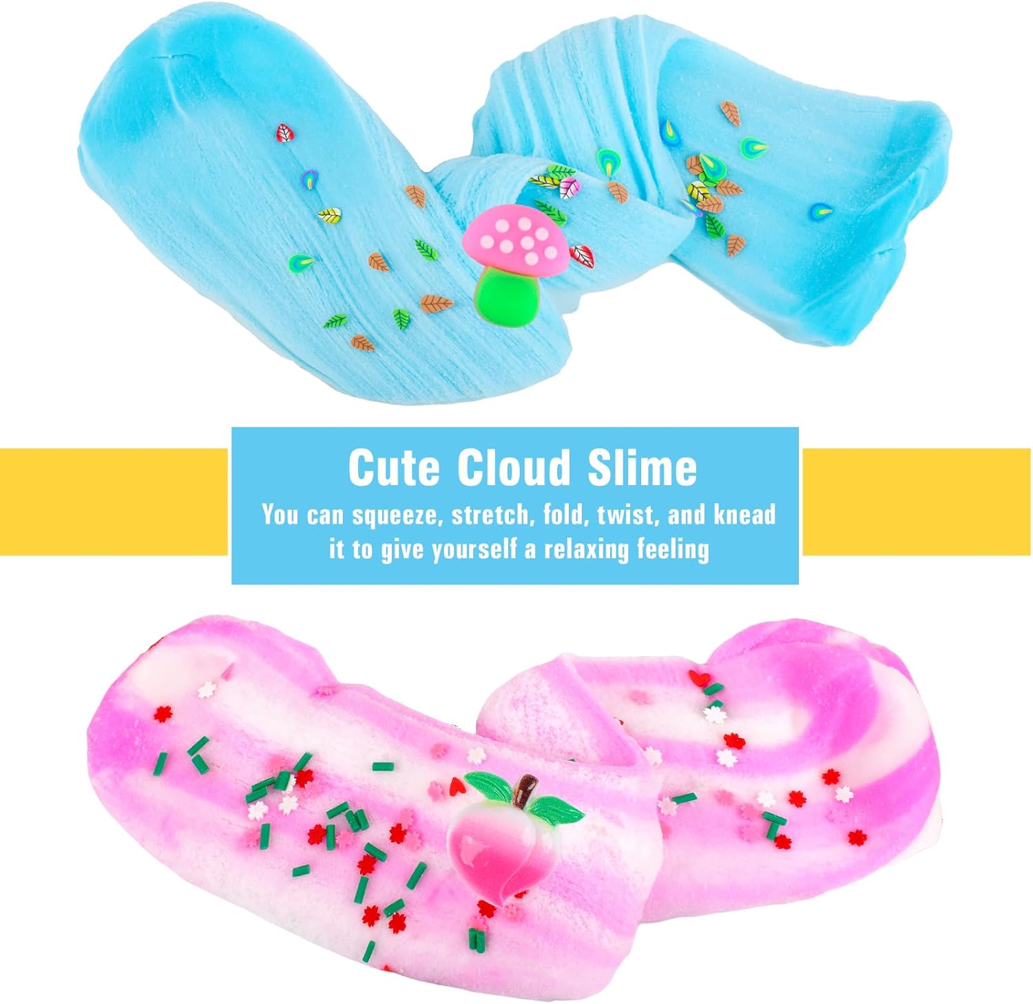 Thumbnail 5 de Fluffy Cloud Slime Kit 10-pack for kids