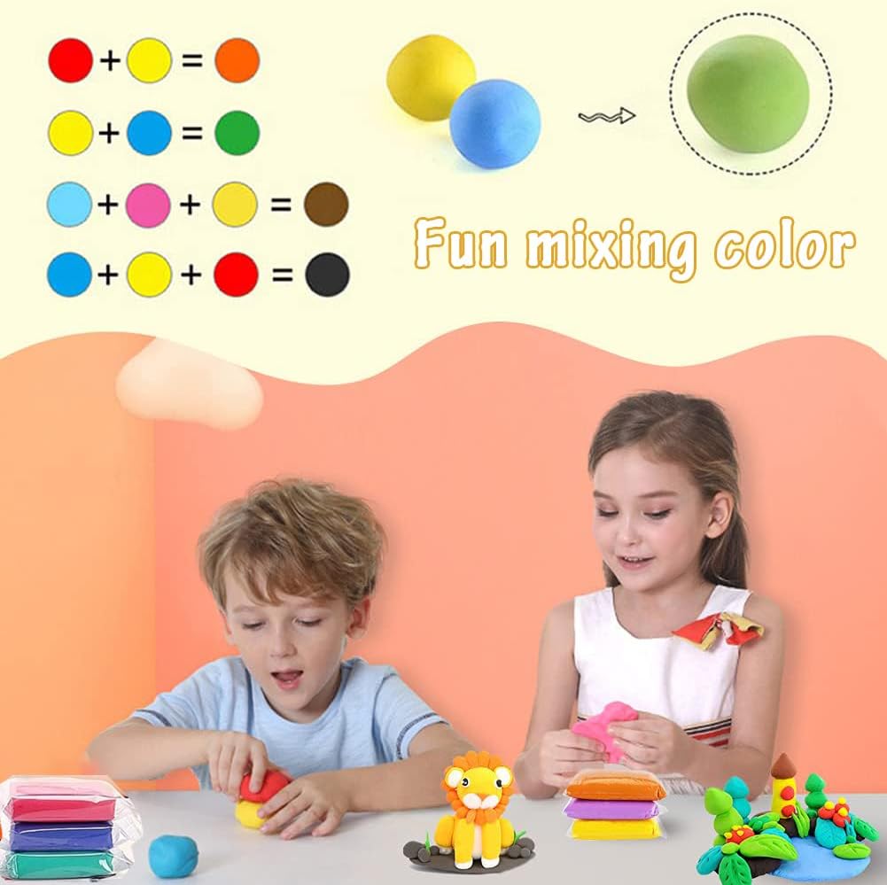 Thumbnail 5 de Moseem Air Dry Clay Kits 36 Colours