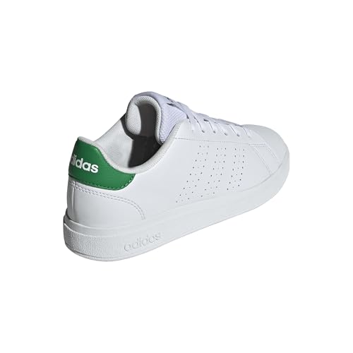 Detalle de Adidas Advantage Base 2.0 Junior Scarpe – Cloud White/Green, 40 EU
