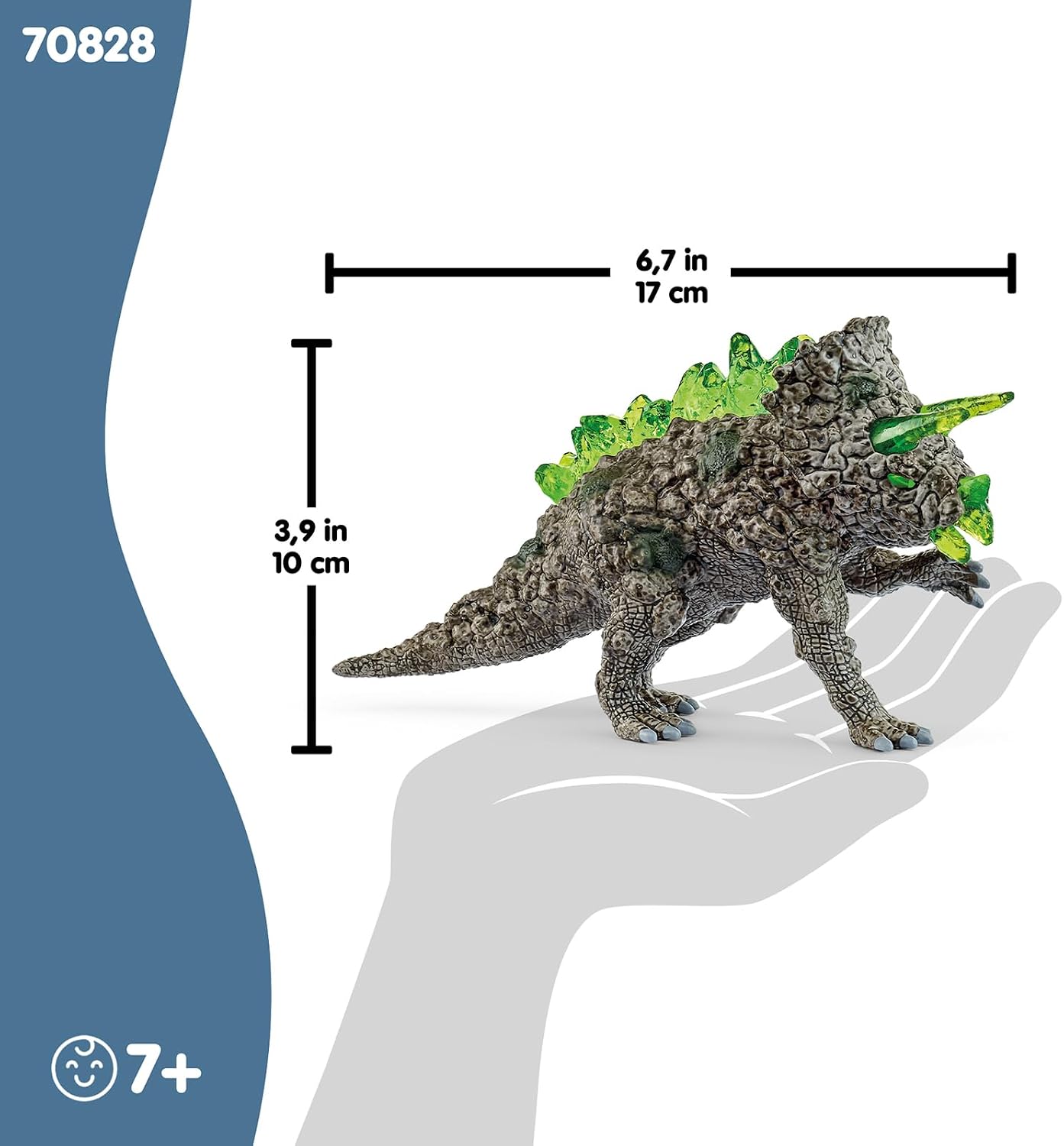 Thumbnail 4 de Schleich ELDRADOR Tricératops de Pierre 7 x 17 x 10 cm