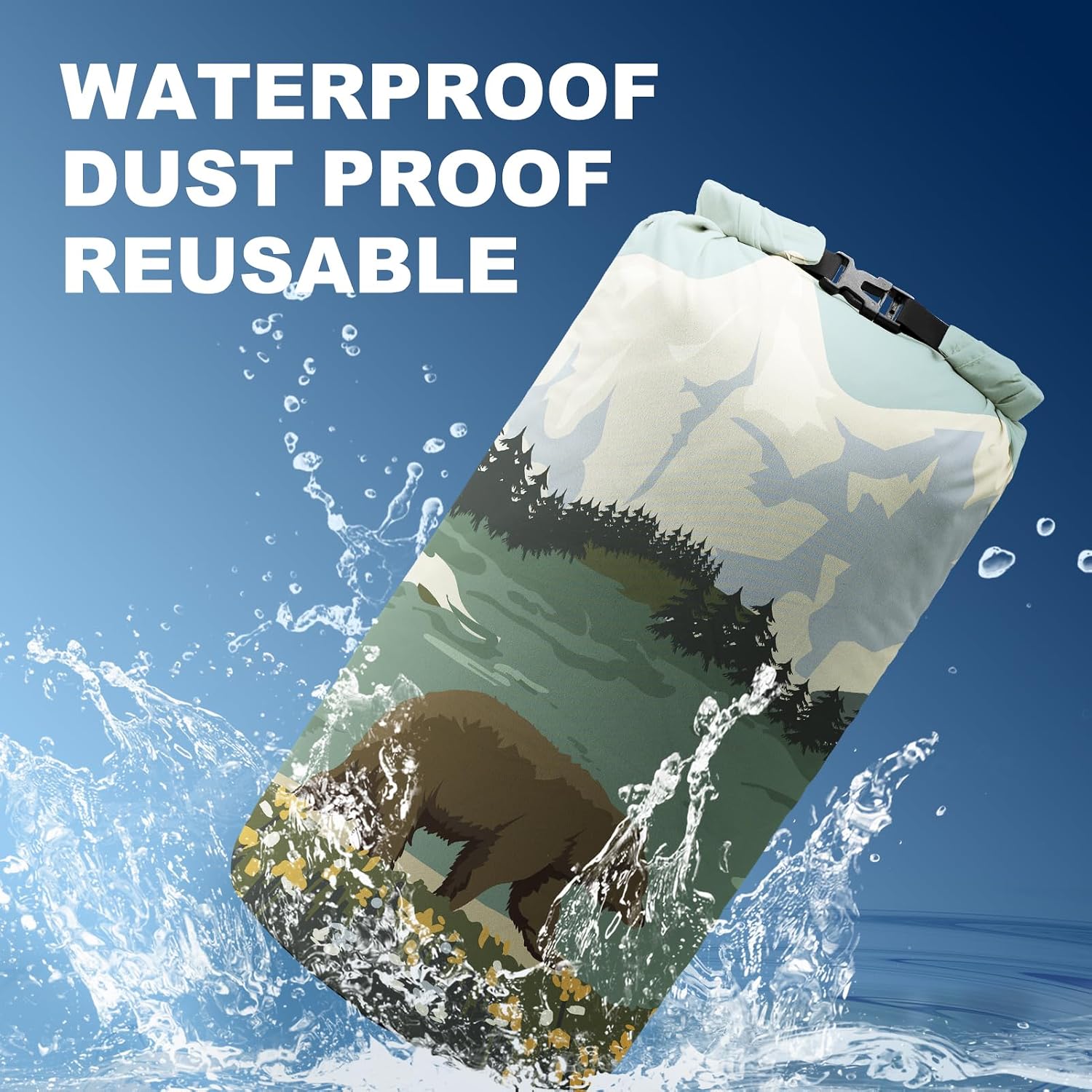 Detalle de KawaGebo Kamp Campingdecke ultraleicht mit Thermal Sherpa & Ripstop, wasserabweisend, 145×200 cm