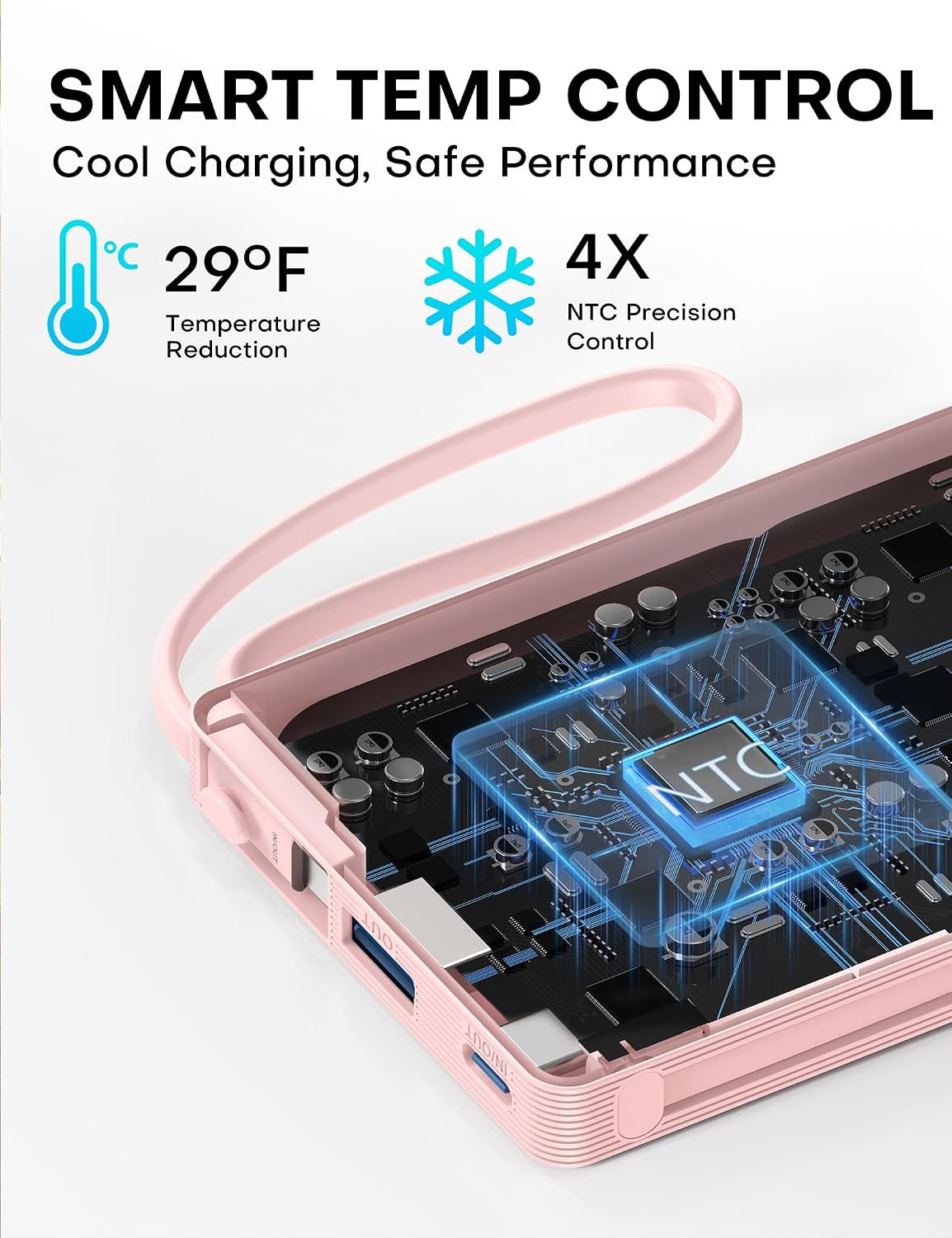 Detalle de PK&PUR Portable Charger 10,000mAh