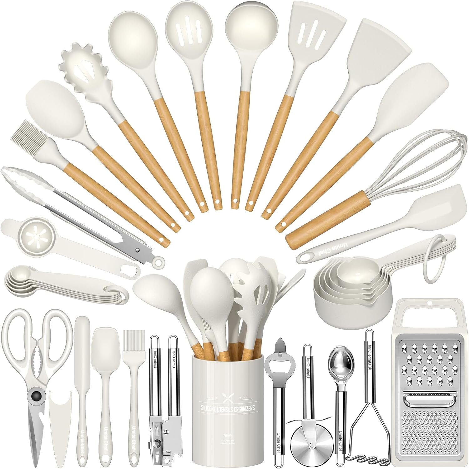Thumbnail 5 de Umite Chef 34-piece silicone kitchen utensils set