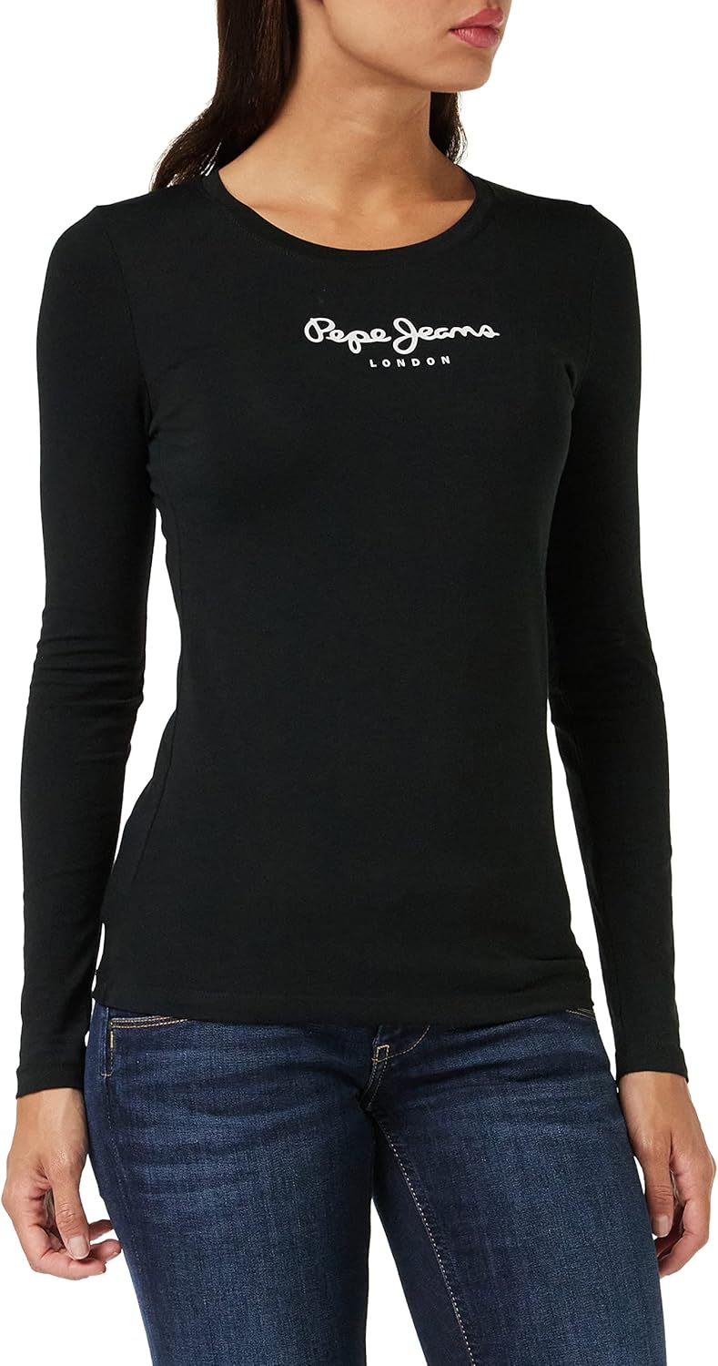 Thumbnail 6 de Pepe Jeans New Virginia Maglietta da Donna Slim Fit Maniche Lunghe