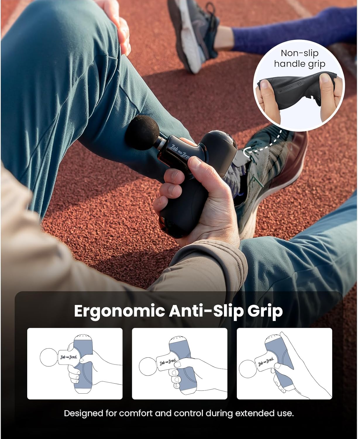 Thumbnail 6 de BOB AND BRAD Q2 Ultra Mini Massage Gun with Red Light Infrared Heating Head