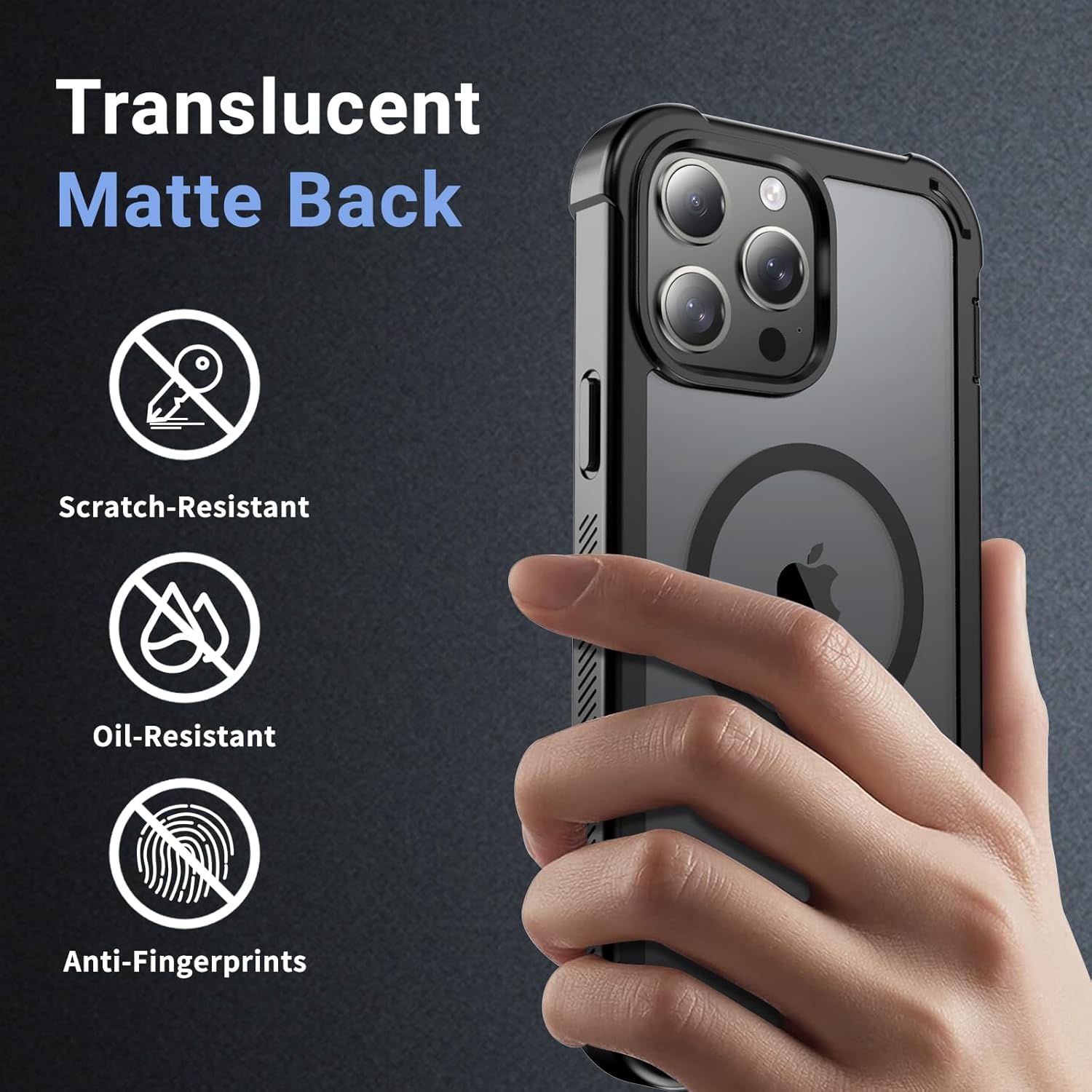 Thumbnail 4 de Jaroco Magnetic Case for iPhone 13 Pro Max (6.7 in) — MagSafe, Shockproof 2-Layer Bumper
