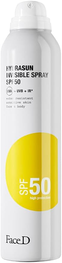 Detalle de Face D - Hydrasun Spray Solare Viso e Corpo SPF50, 200ml: protezione leggera e versatile