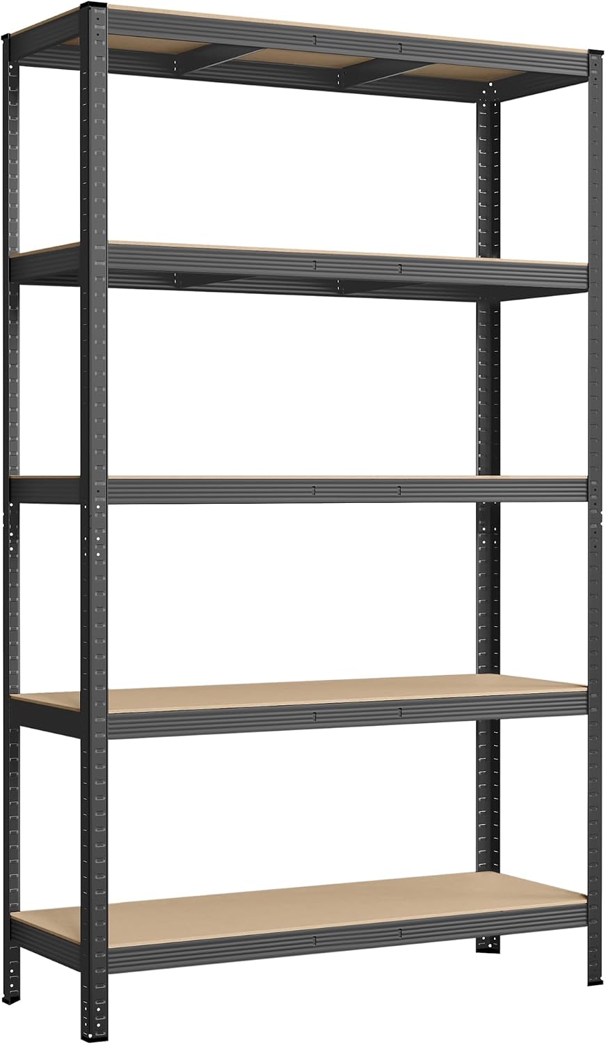 Detalle de SONGMICS GLR060G01 5-Tier Shelving Unit, 750 kg, 60 x 120 x 200 cm