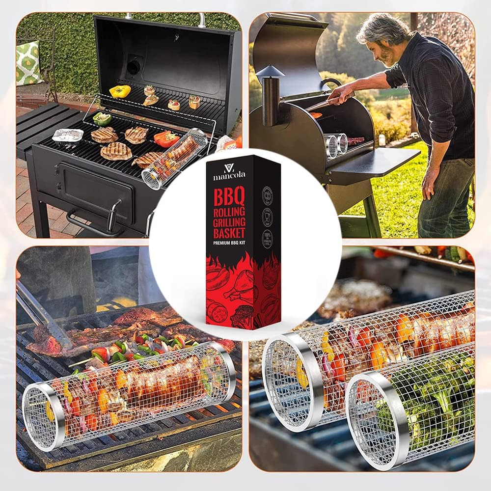 Detalle de Cestino per Griglia BBQ a Rete Tubo-Rotolante in Acciaio Inossidabile per Grigliate all'Aperto