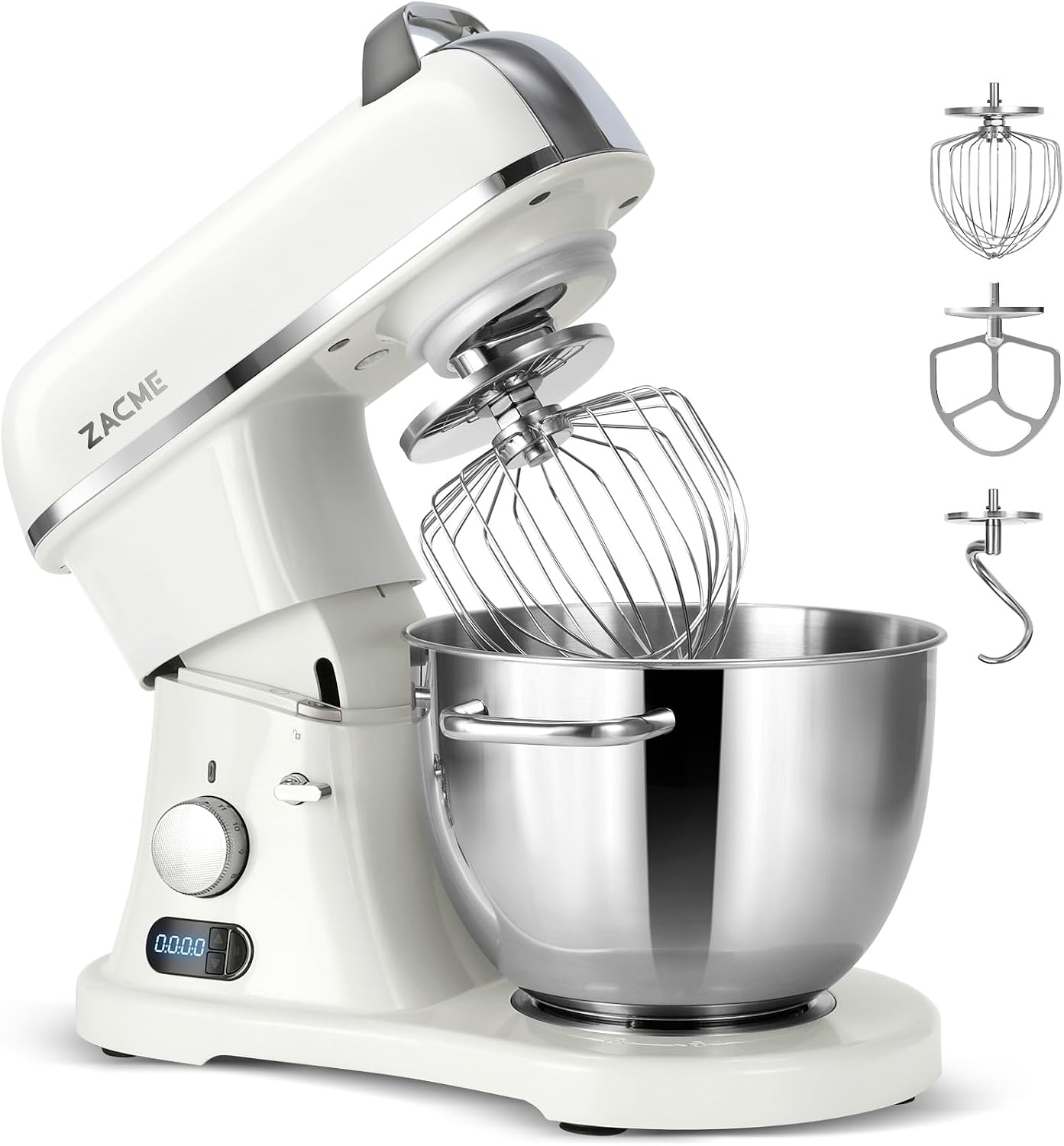 Detalle de ZACME Commercial Stand Mixer 8 L, 800W 🍽