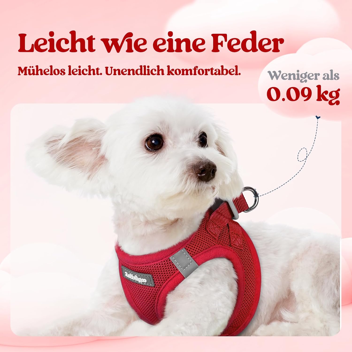 Detalle 1 de rabbitgoo Hundegeschirr 1,56 m