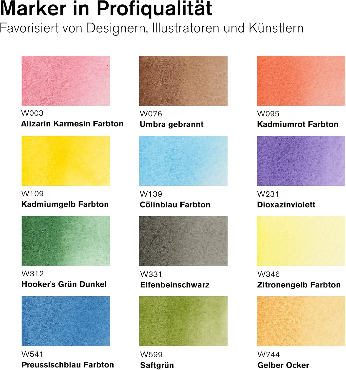 Thumbnail 3 de Winsor & Newton ProMarker Watercolour Set 12