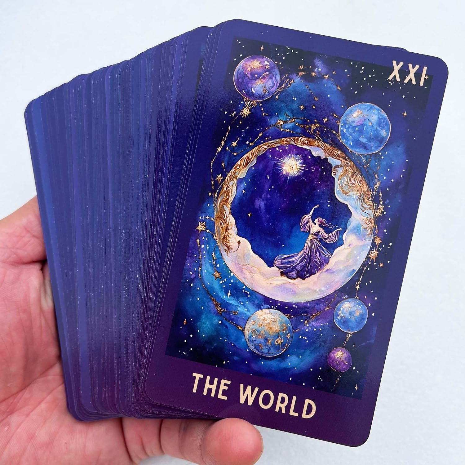 Detalle de Celestial Tarot Deck, 78 Cards