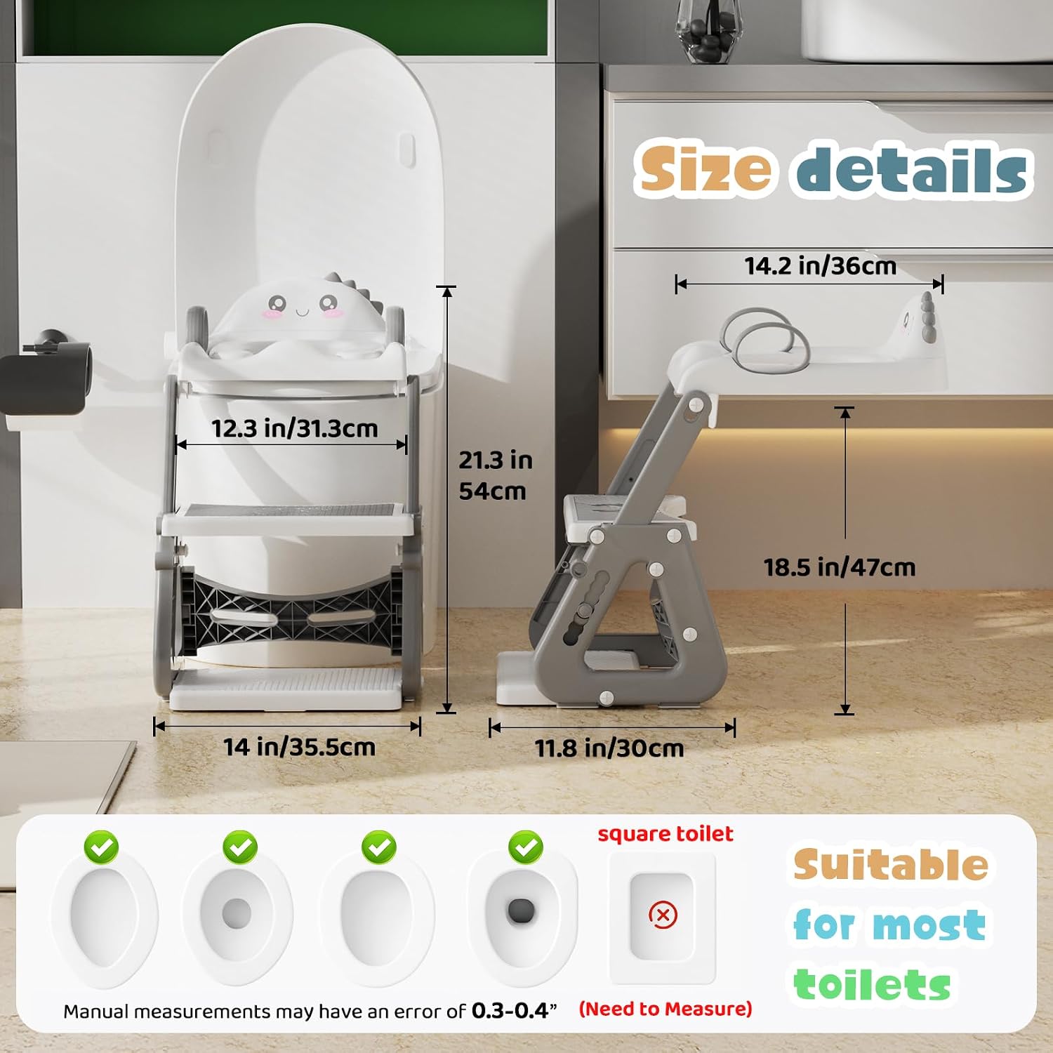 Thumbnail 6 de Potty Training Toilet Seat 2-in-1 🚽