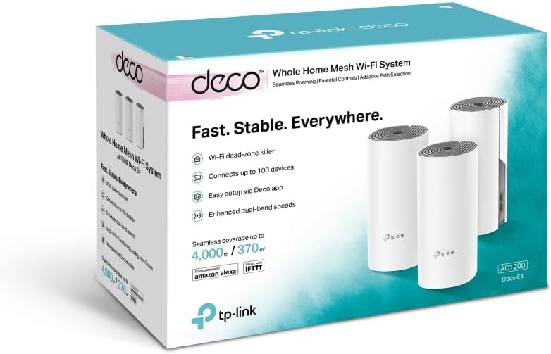 Thumbnail 4 de TP-Link Deco E4 Wifi Mesh AC1200 3 pezzi