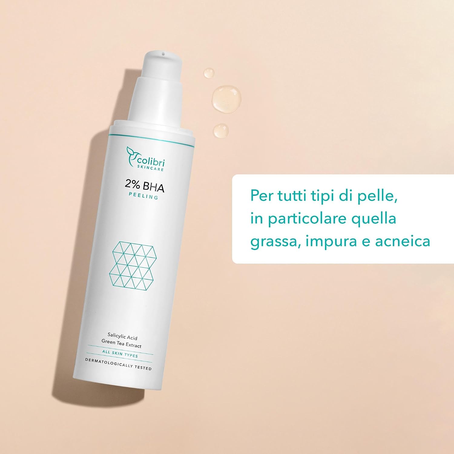 Thumbnail 2 de colibri skincare 2% BHA Peeling viso chimico al 2% di acido salicilico (100 ml)