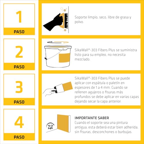 Thumbnail 4 de SIKA SikaWall-303 Fibers Plus 1 kg
